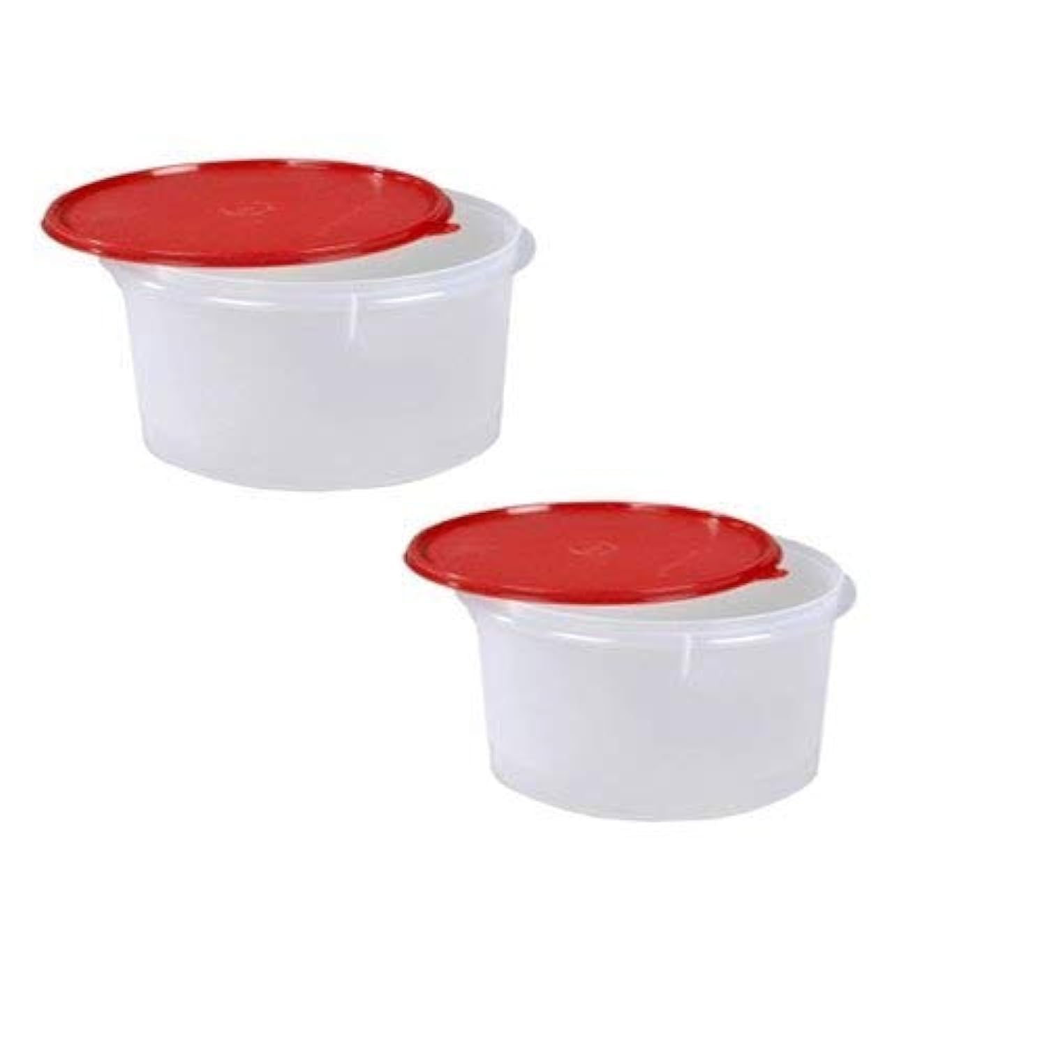 Tupperware Idly Dosa Flour Storage Containers Medium Size 3 Litres Capacity [Pack Of 2 Pcs](Plastic)