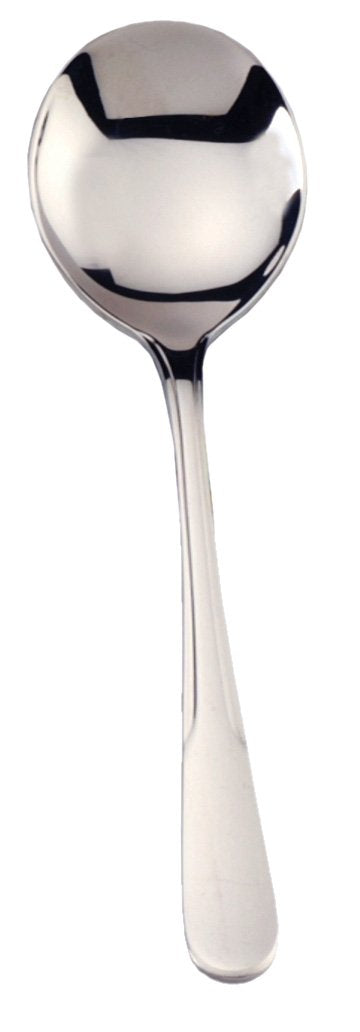 RSVP International Endurance Flatware Collection Stainless Steel, Dishwasher Safe, Soup Spoon