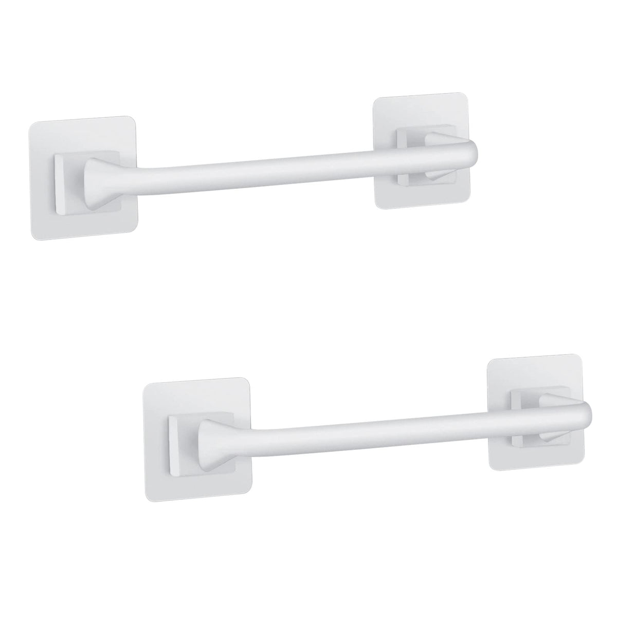 Liitrton Self Adhesive Towel Bar No Drill Hand Towel Hanger For Bathroom And Kitchen Towel Storage Self (S, White)