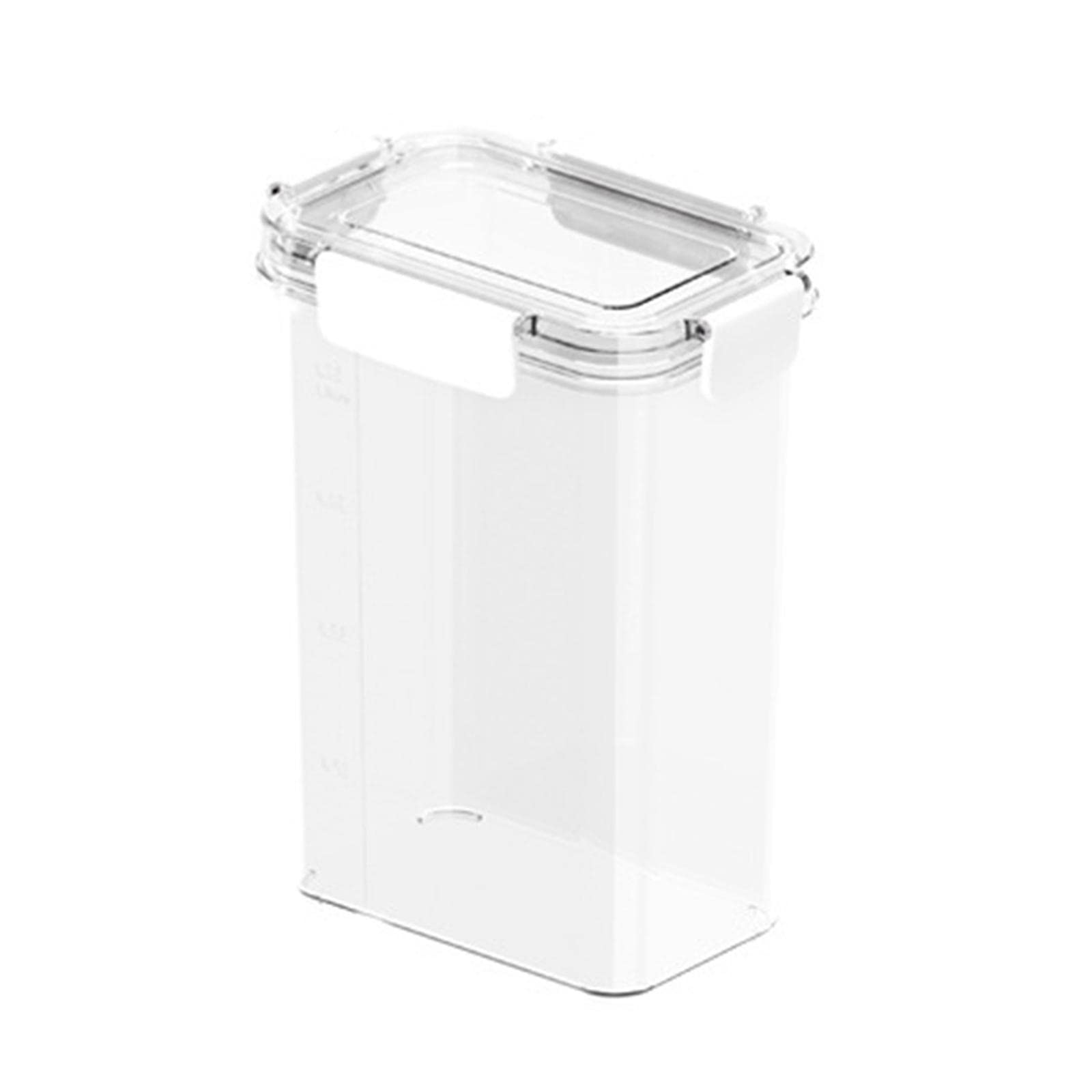 Zoomella Clear Airtight Food Storage Container With Lock Lids For Cereal Rice 1.6L|Food Storage Containers|Home & Garden