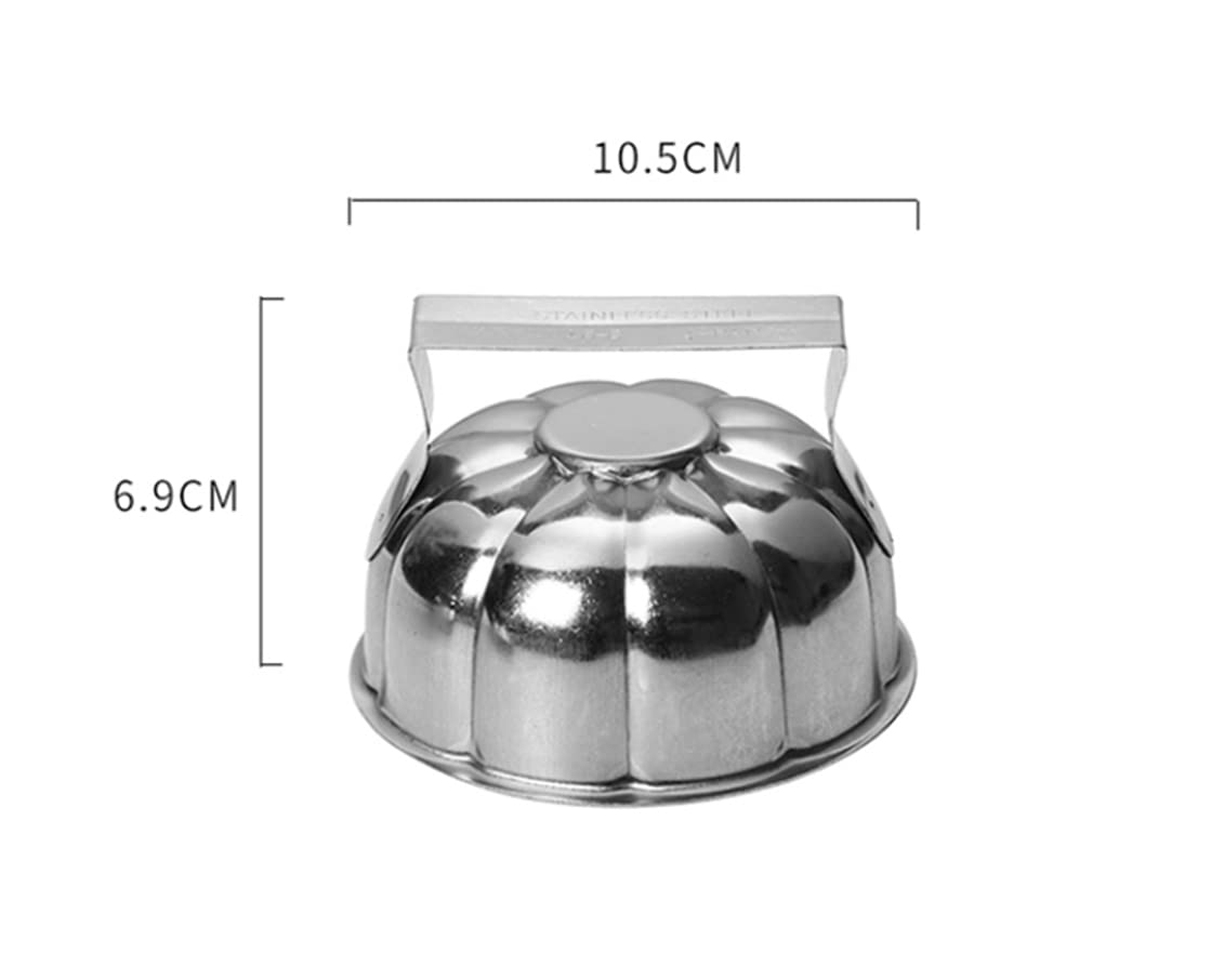 UXOWOXU Stainless Steel Flower Petal Shape Fried Rice Press Mold & Egg Fried Rice Press Cutter for Dish Up Decoration