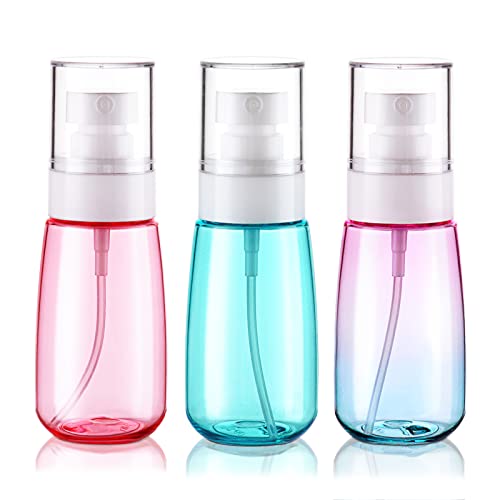Cosywell Spray Bottle For Hair Tsa Approved 2Oz 60Ml 3 Pack Leak Proof Travel Spray Bottle Empty Refillable Small Spray Bottles