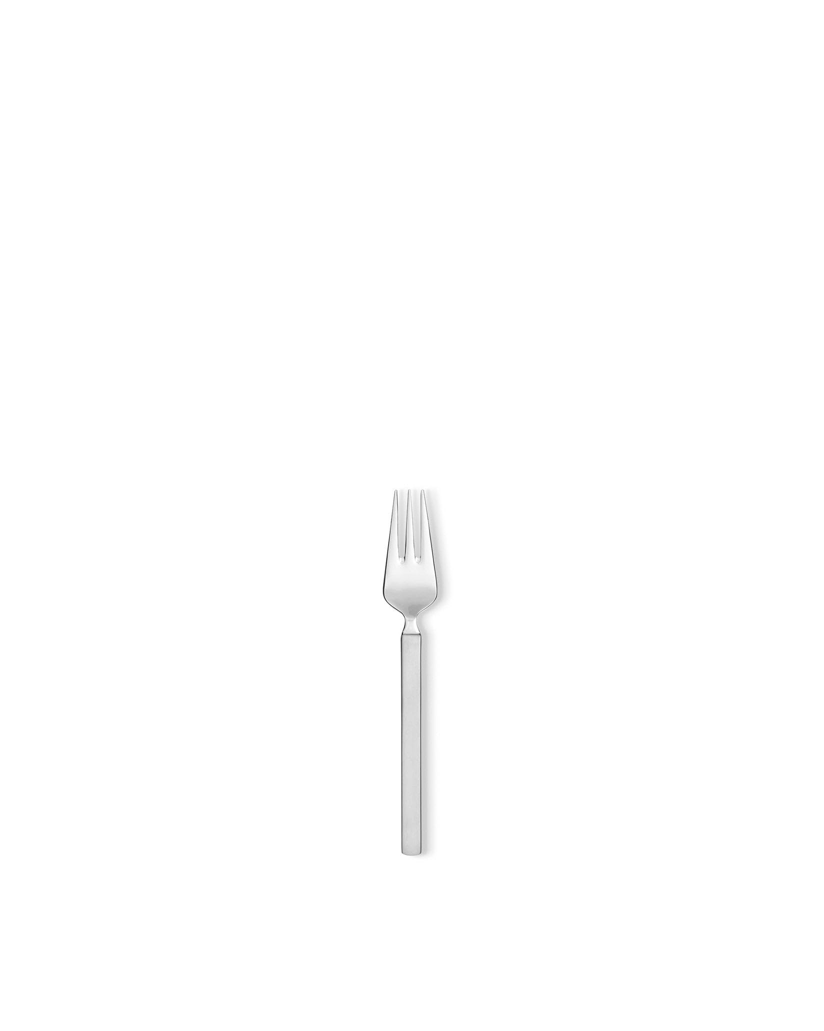Alessi ''Dry'' 6-3/4-Inch Pastry Fork With Satin Handle, Set Of 6
