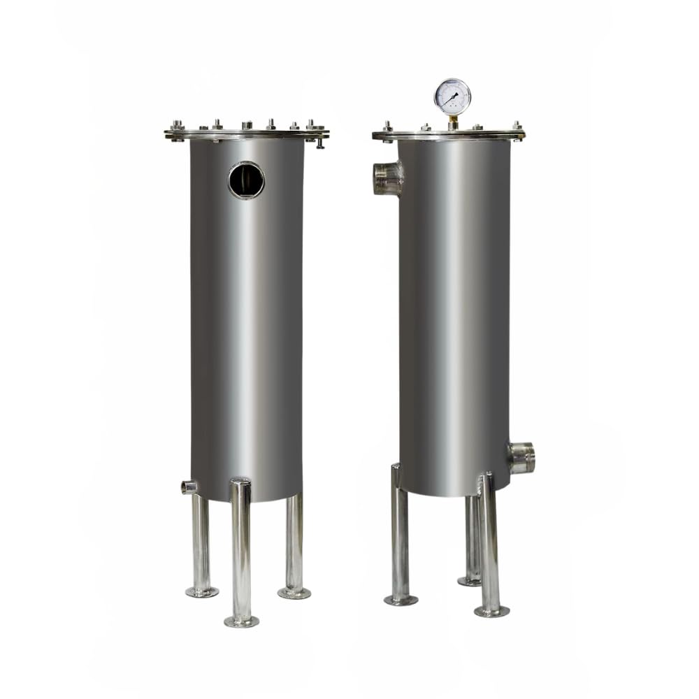 Ionix Stainless Steel Industrial Sediment Filter | Industrial Water Filter For High Pressure High Volume With 2Bags Included| Ss