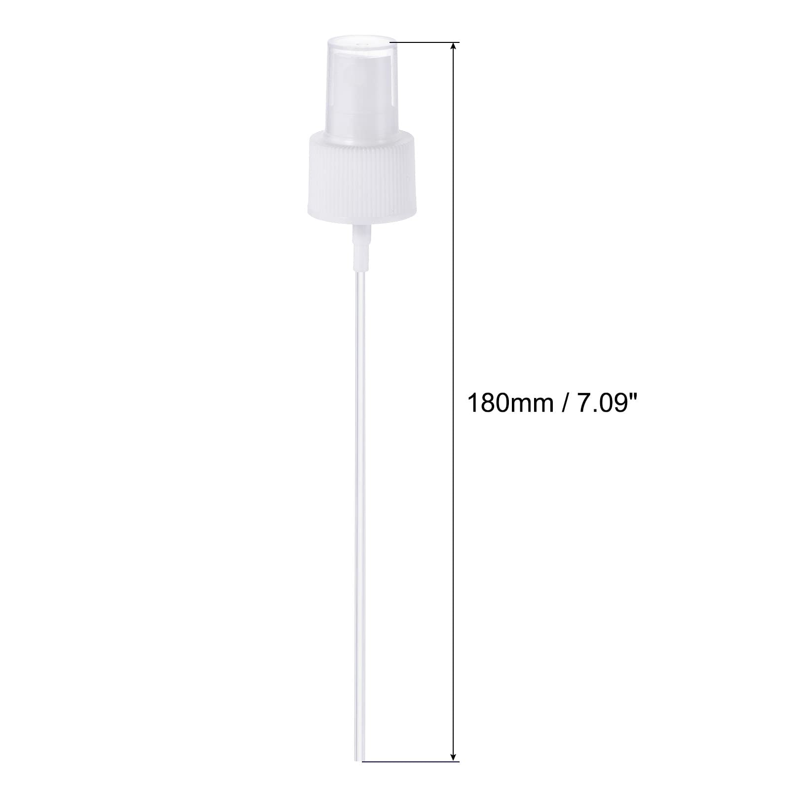 Patikil Spray Bottle Top, 4 Pack Sprayer Replacement Pump Plastic For Essential Oil Bottles, White