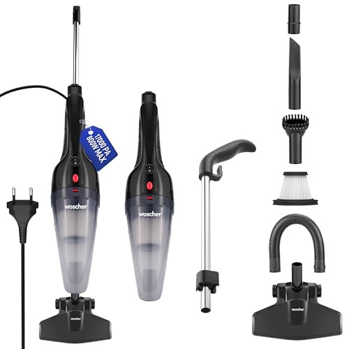 Woscherr Homevac Pro Upright 2In1 Vacuum Cleaner For Home Use 908K Handheld Vacuum Cleaner With Stick & Floor Brush|800 Watts|17