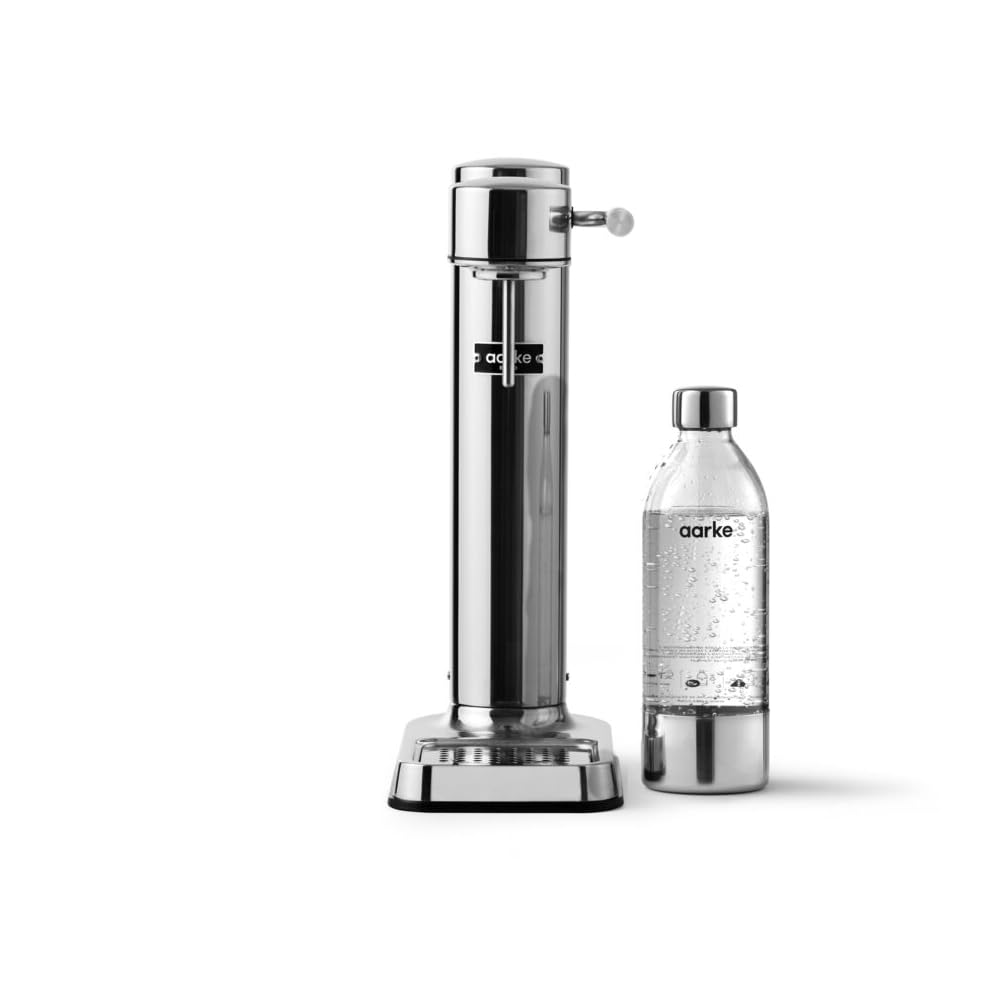 Aarke - Carbonator Iii Premium Carbonator-Sparkling & Seltzer Water Maker-Soda Maker With Pet Bottle (Stainless Steel)