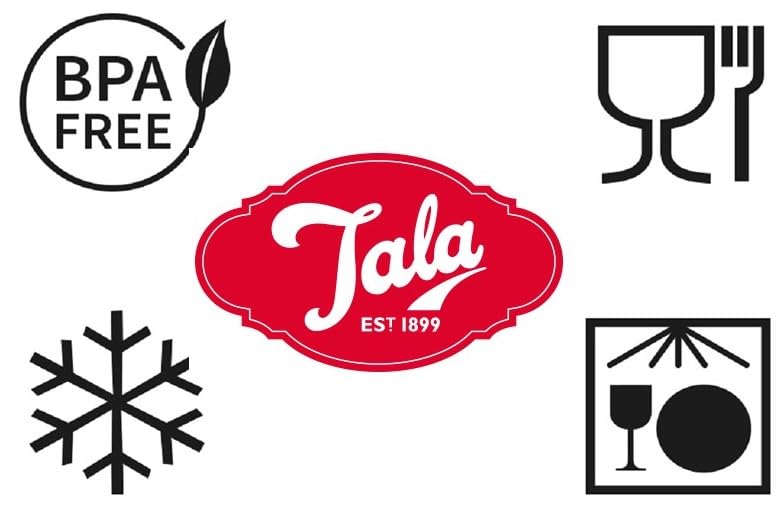 Tala Plastic Measuring Spoons, White