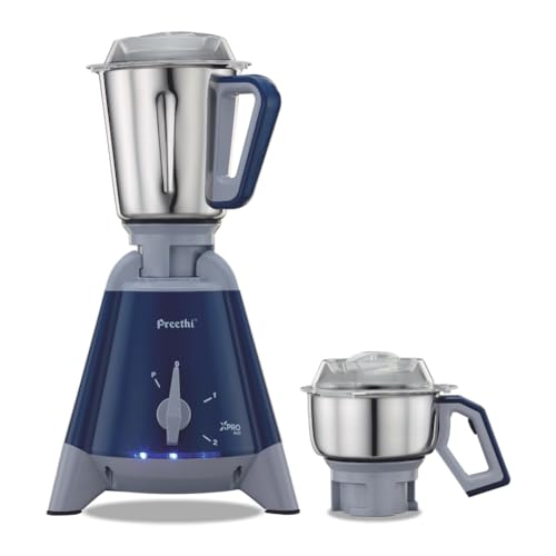 Preethi Xpro Duo Mg 198 1300Watt Mixer Grinder (Deep Blue), Medium