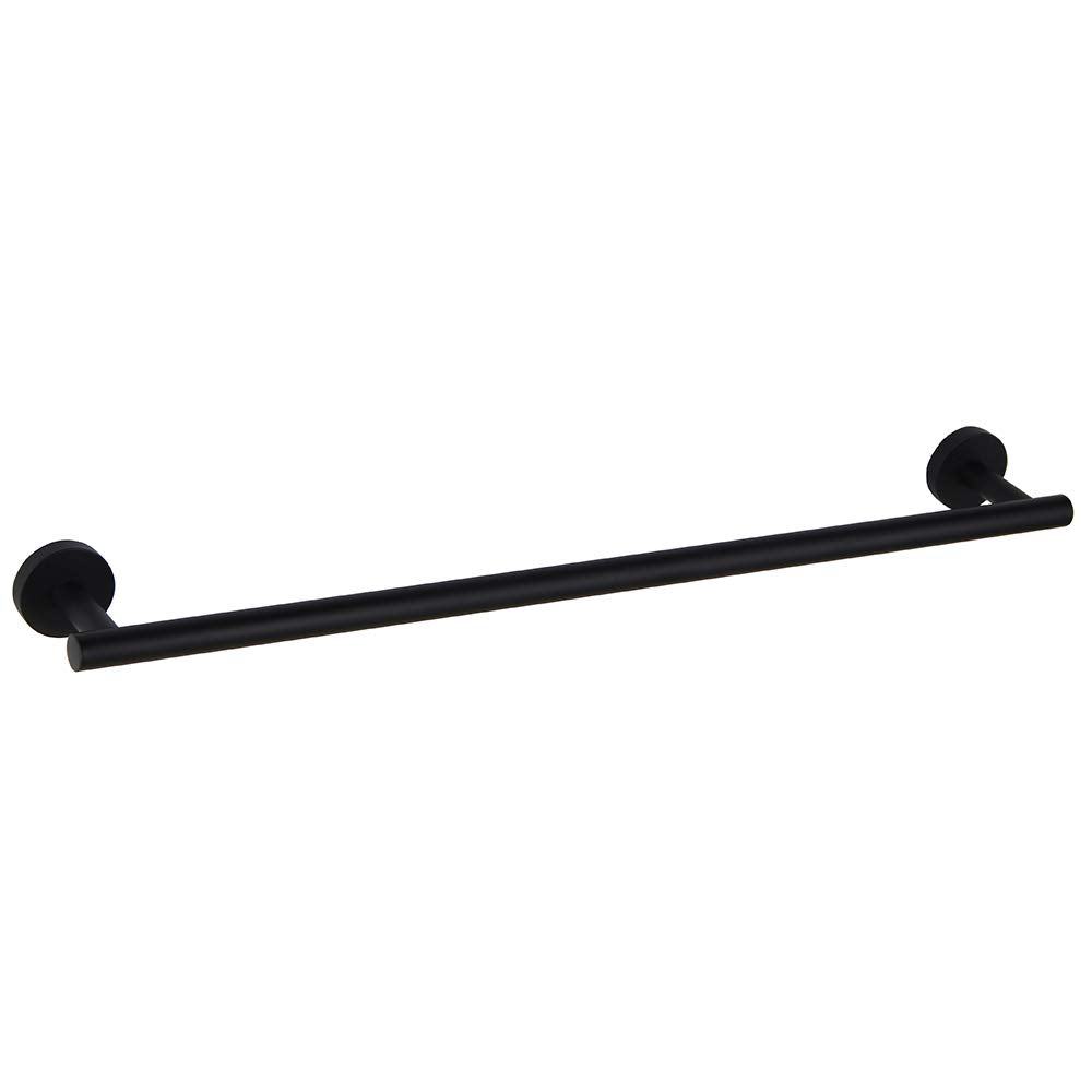 Gerzwy Bathroom Towel Bar 30'' Stainless Steel Towel Bar Matte Black Contemporary Style Wall Mount For Bath Kitchen Ag1101C75-Bk