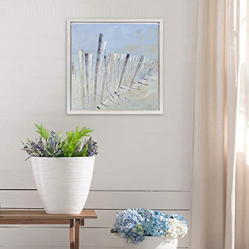 Prinz Blue Dune Coastal Decoupaged Wall Art,Blue Wash