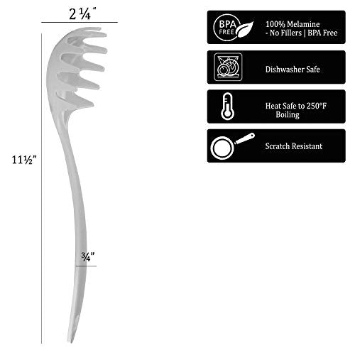 6 Piece Durable Melamine Utensils