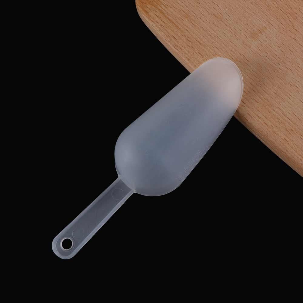 Leadigol Frosted Plastic Ice Measuring Scoop Candy Ice Sugar Scoopers For Party Dessert Buffet Ice Cream Tools