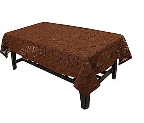 LA MANTTA Floral Design Table Cloth, Anti Slip, DustProof Center Table Covers 4 Seater