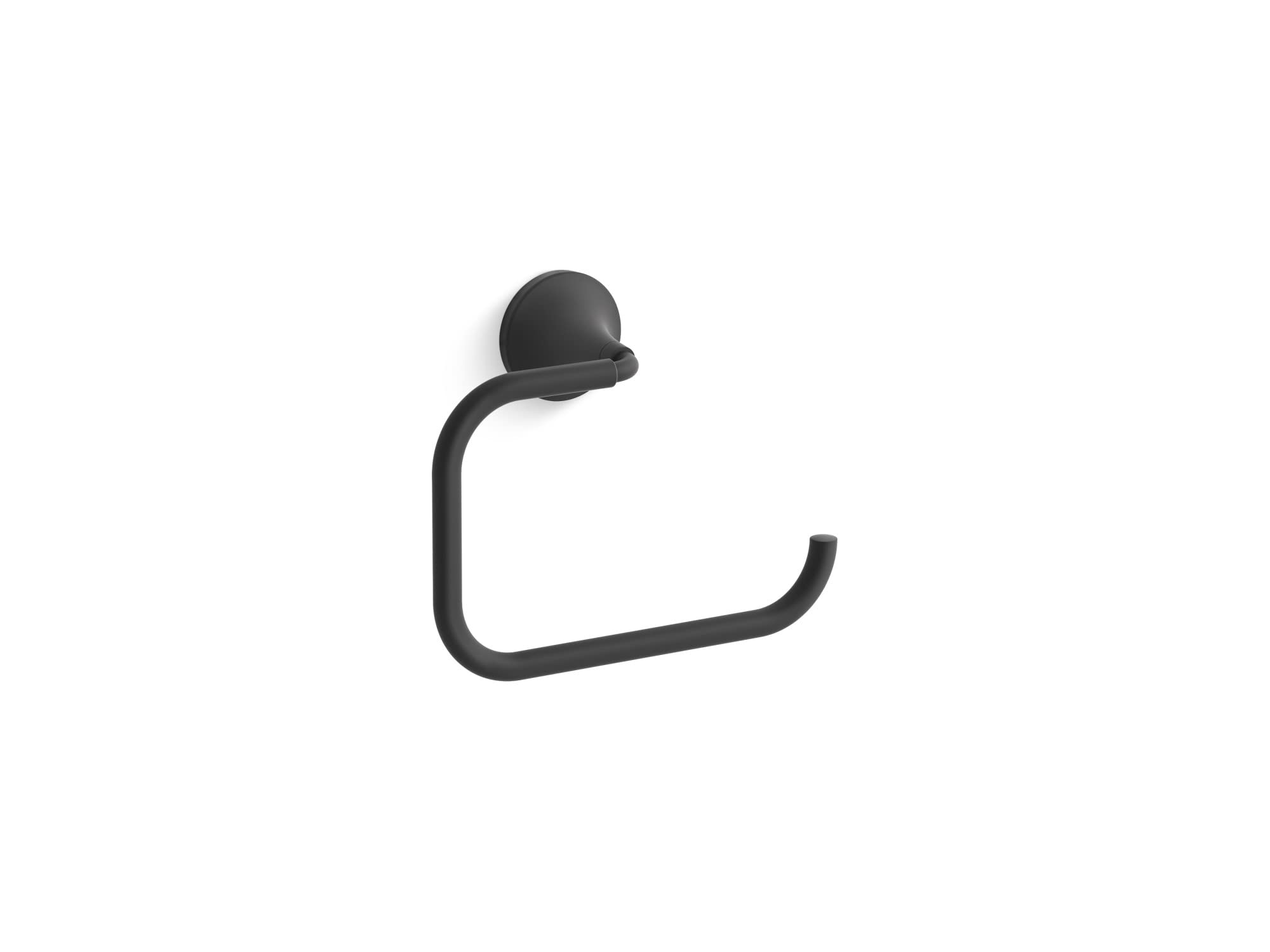 Kohler K27428-BL Tone 8-7/8 Wall Mounted Towel Ring Matte Black