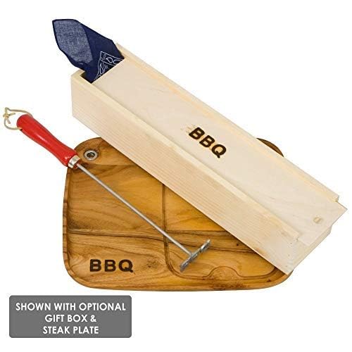 Bbq Fans Number 2 Branding Iron For Steak, Buns, Wood & Leather