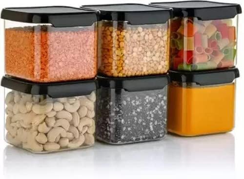 Freshfusion Unbreakable Air Tight Square Plastic Containers For Kitchen Storage, Kitchen Container, Storage/Container Sets, Plas