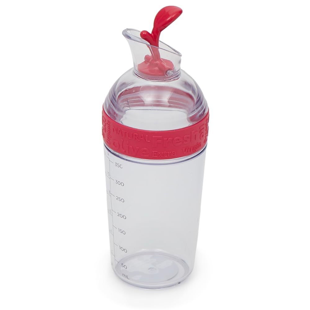 Home Basics 11.8 Oz. Olive Oil Bottle With Easy Pour Spout (Assorted Colors)