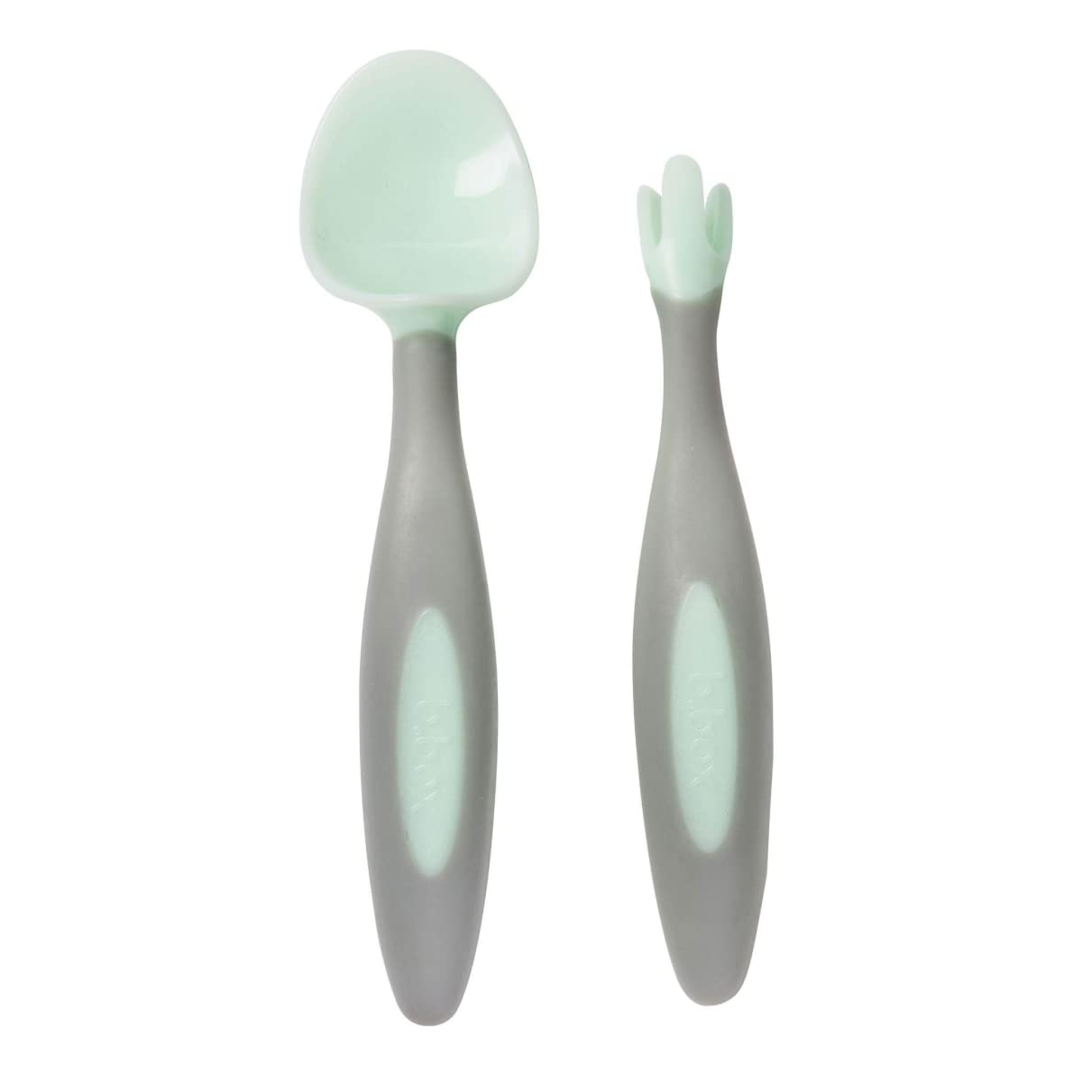 b.box toddler cutlery set - easy grip handles, travel case, unique fork design  Designed by occupational therapist  Dishwasher s