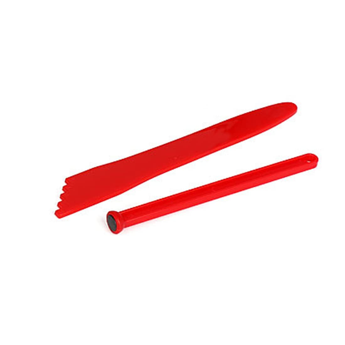 Aifeier Et Canning Tools Kit Includes 1Pcs Bubble Popper Bubble Remover And 1Pcs Jar Lid Lifter Magnetic Lid Lifter (Red)