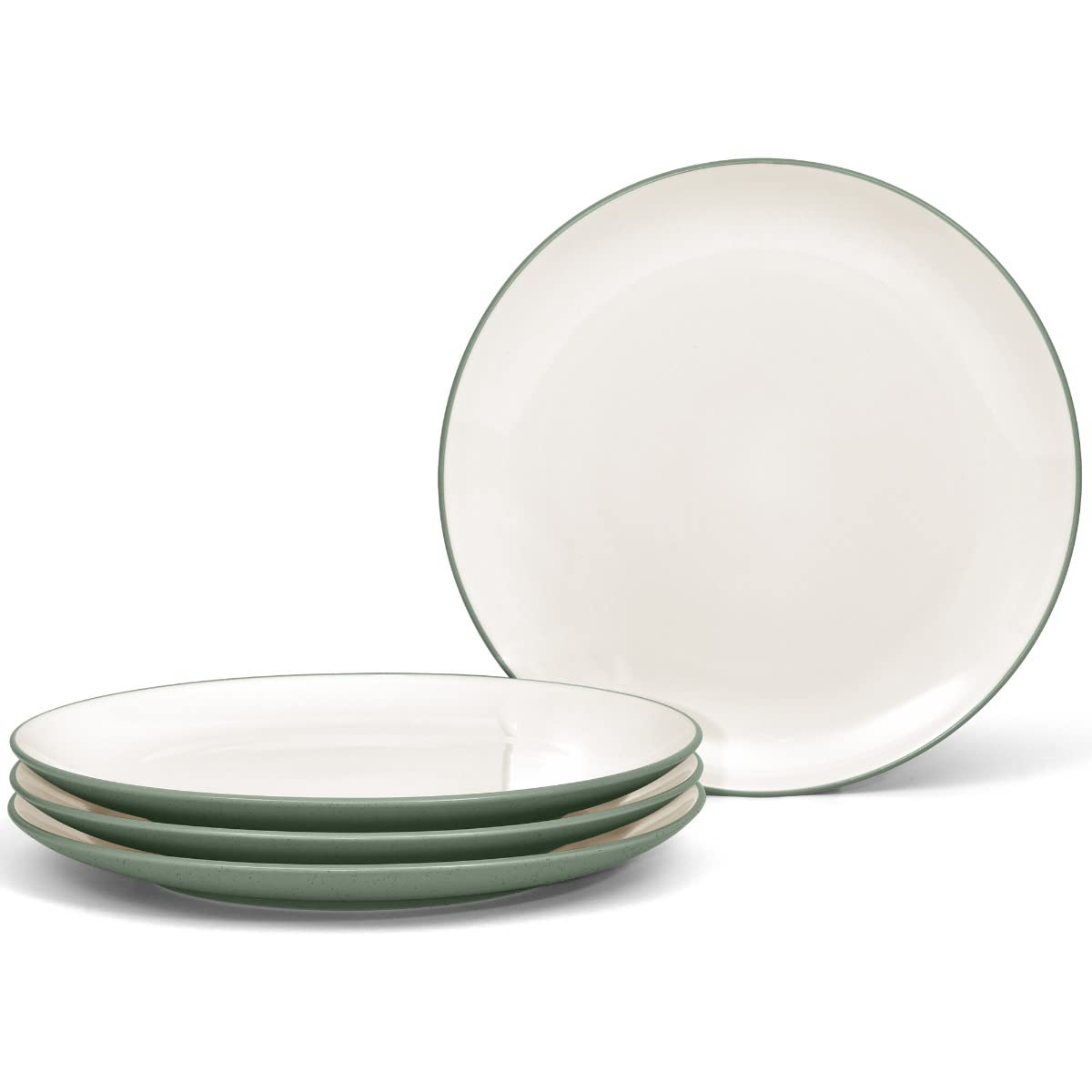 Noritake Colorwave Green Set of 4 Coupe Dinner Plates, 10-1/2