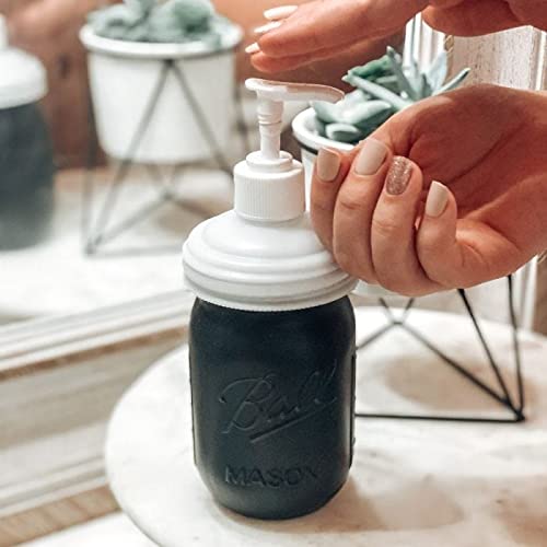 Recap Mason Jar Sprayer And Pump Cap | Regular Mouth | Natural | Made In The Usa | Leak-Proof | Freezer-Proof