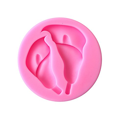 Cestony 2Pcs Calla Lily Flowers Silicone Molds For Diy Cake Fondant Biscuit Cookies Soap Sugar Pudding Chocolate Hard Candies De