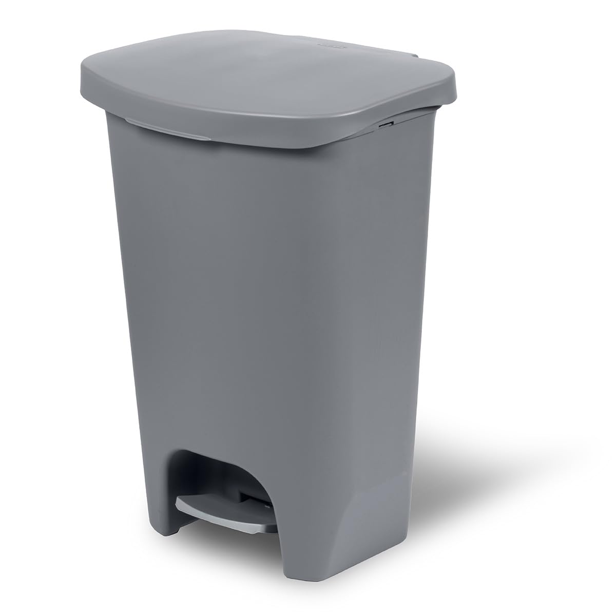 Glad Trash Can | Plastic Kitchen Waste Bin with Odor Protection of Lid | Hands Free with Step On Foot Pedal and Garbage Bag Ring