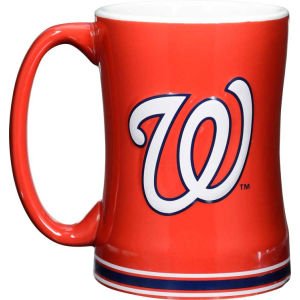 Mlb Washington Nationals 14-Ounce Sculpted Relief Mug