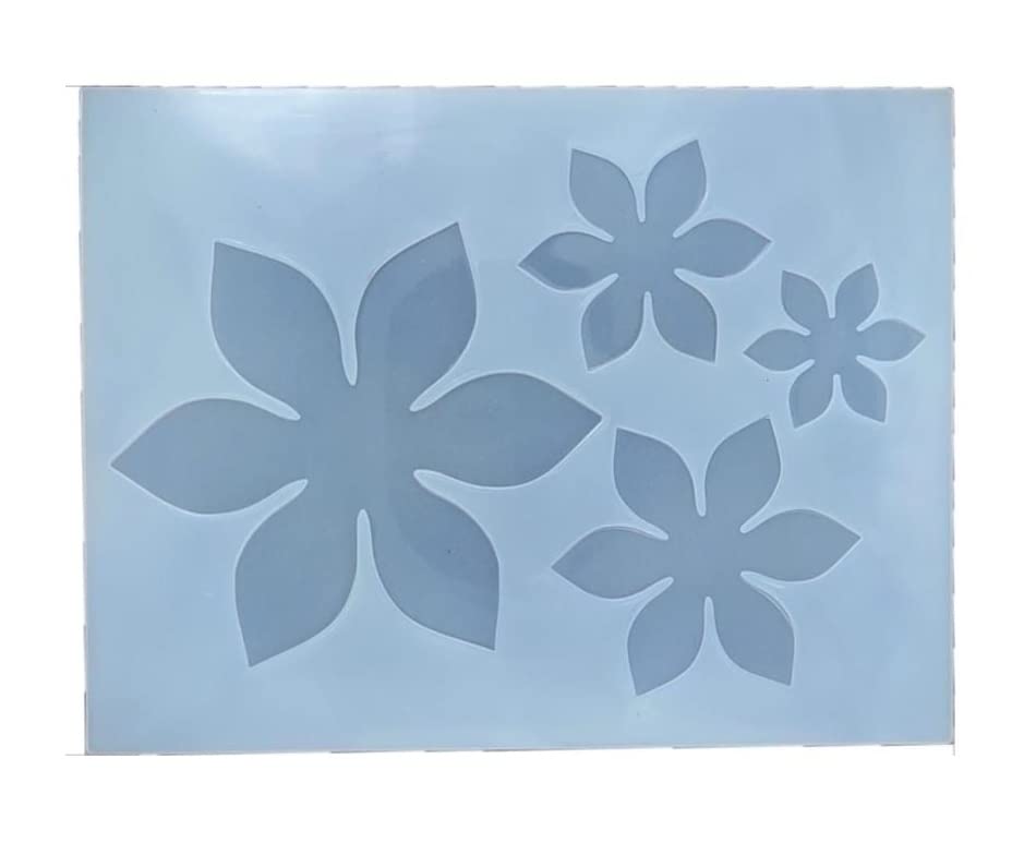 Artool Silicone 3D Flower Resin Mold Epoxy Resin Art Mould Diy Flower Art And Craft Making Mold Set Of 1 (A93)