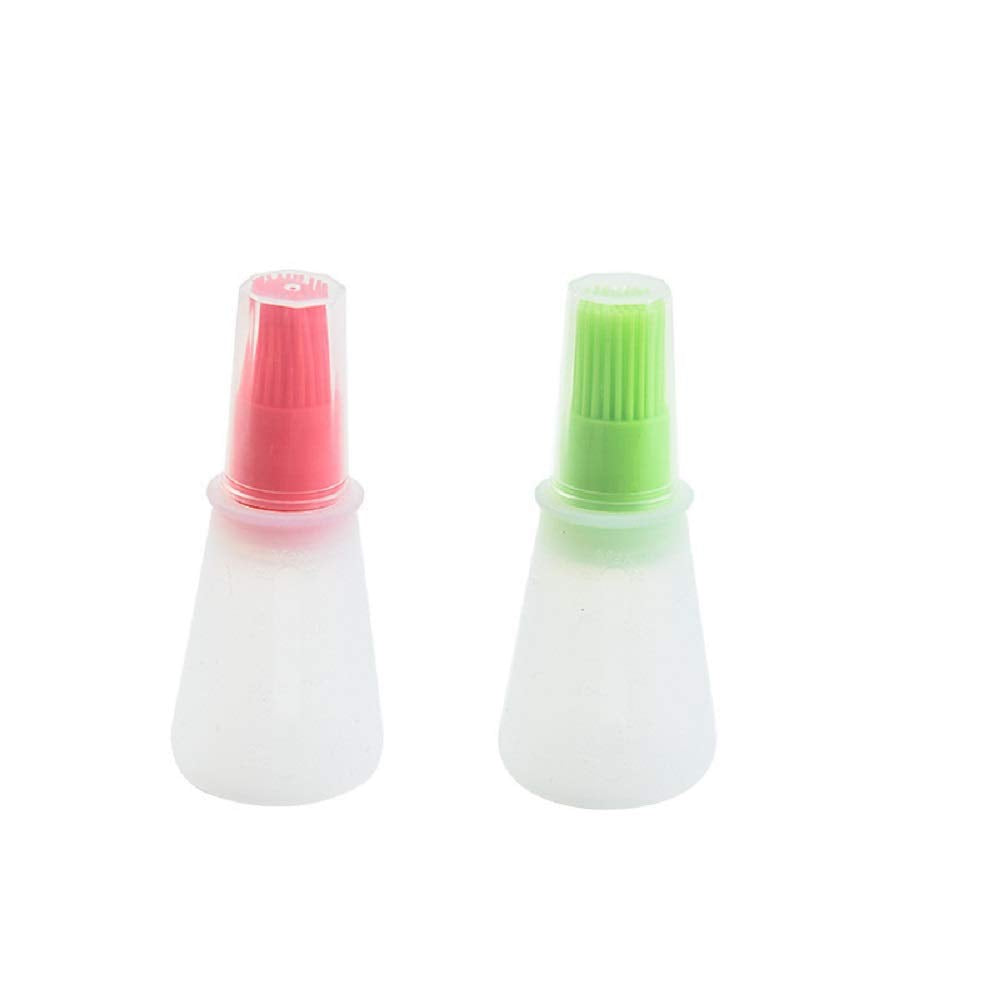Youfui Oil Bottle Brush Silicone, 2Pcs Gril Brush For Bbq Kitchen Baking Grilling Pastry Basting