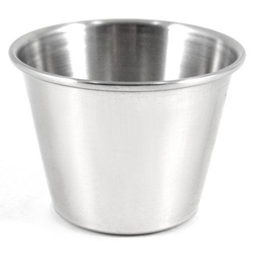 Stainless Steel Sauce And Condiment Cups, Set Of 36 (3 Dozen)