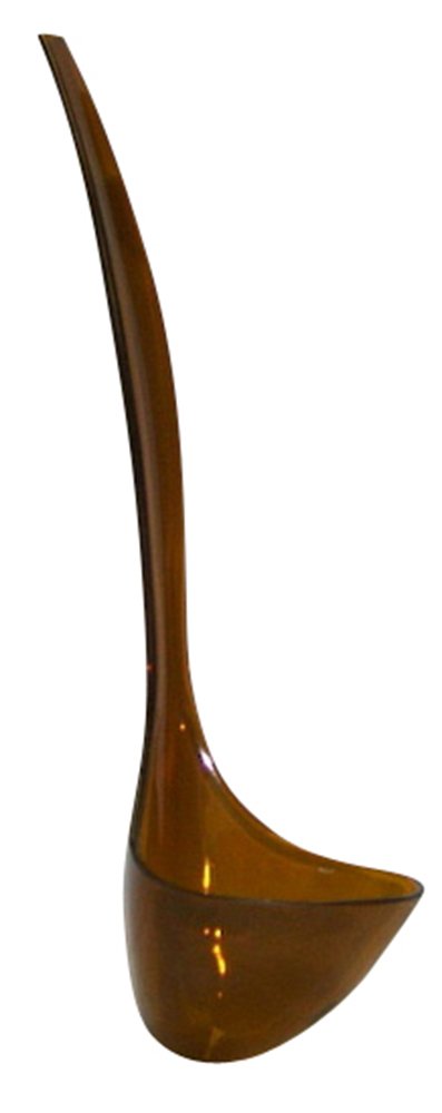 Plastic Amber Punch Bowl Ladle