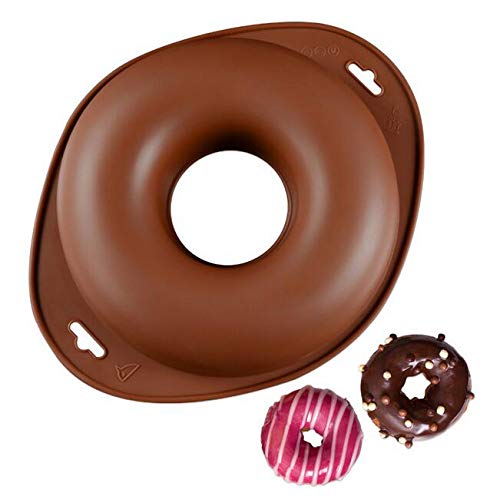 Eokoaiee 10 Inch Silicone Ring Donut Circle Cake Baking Bake Pan