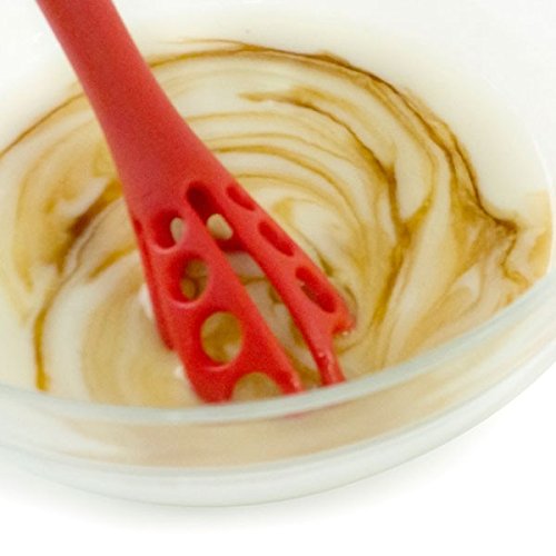 Norpro Heat-Resistant Whisk Stick, Model 1726, Red, Ideal for Aerating and Mixing