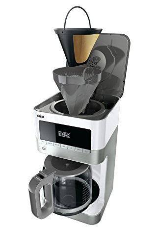 Braun Kf6050Wh Brewsense Drip Coffee Maker, White