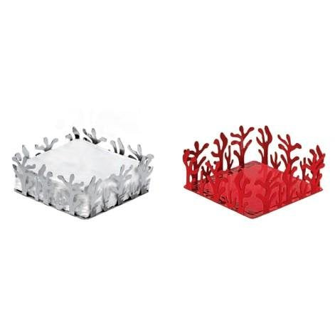 Alessi Esi18 ''Mediterraneo'' Paper Napkin Holder, Silver