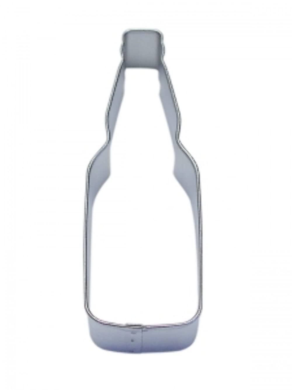 Cybrtrayd Bottle Cookie Cutter, 4.5'', Silver
