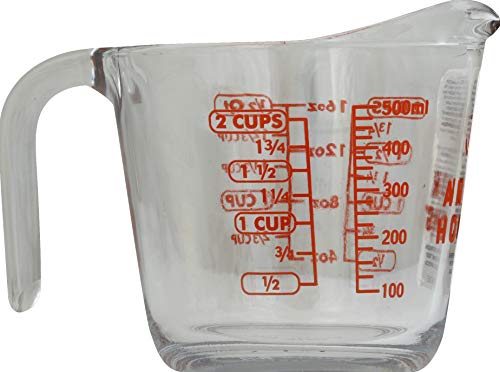 Anchor Hocking 55177Ahg17 Measuring Cup, 2.5 Quart, Clear