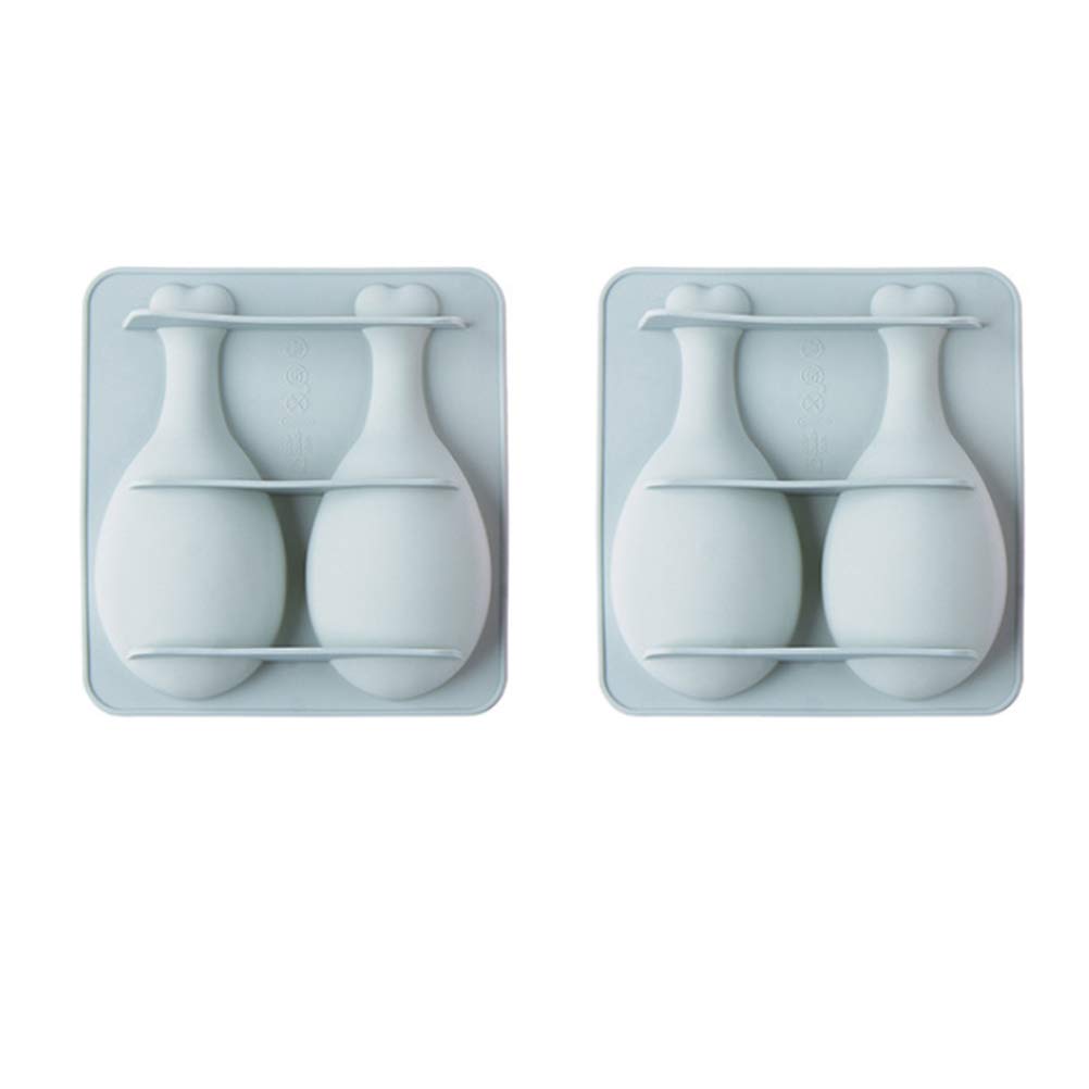 Yarnow Cook Mold 2Pcs Silicone Cake Mold Chicken Leg Shape Design Baking Tool For Chocolate Cake Cookie (Blue) Blue