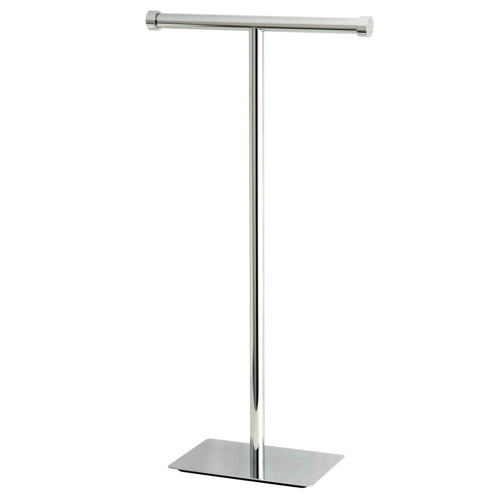 Kingston Brass CC8101 Claremont Freestanding Toilet Paper Stand  Polished Chrome