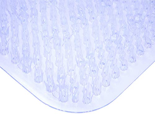Dependable Industries Inc. Essentials Grass Textured Spa Quality Foot Scrubber Bath Mat Bathroom Tub & Bath Mat Anti-Slip 24.5''