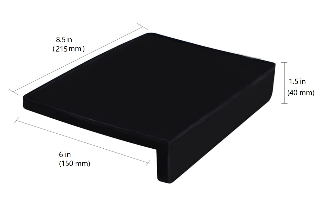 Miicoffee Espresso Tamper Mat, Black Silicone Food Grade Pad 8 X 6 Inch Coffee Tamping Mat, Coffee Tamp Station, Espresso Access