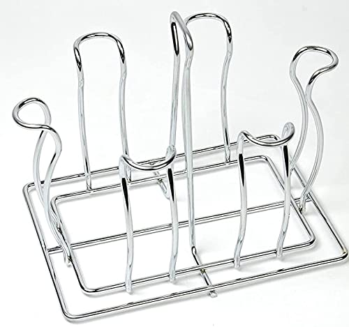 Tdo Glass Holder For 6 Glasses Glass Stand Made Stainless Steel Glass Stand For Kitchen Dining Table Glass Holder Square