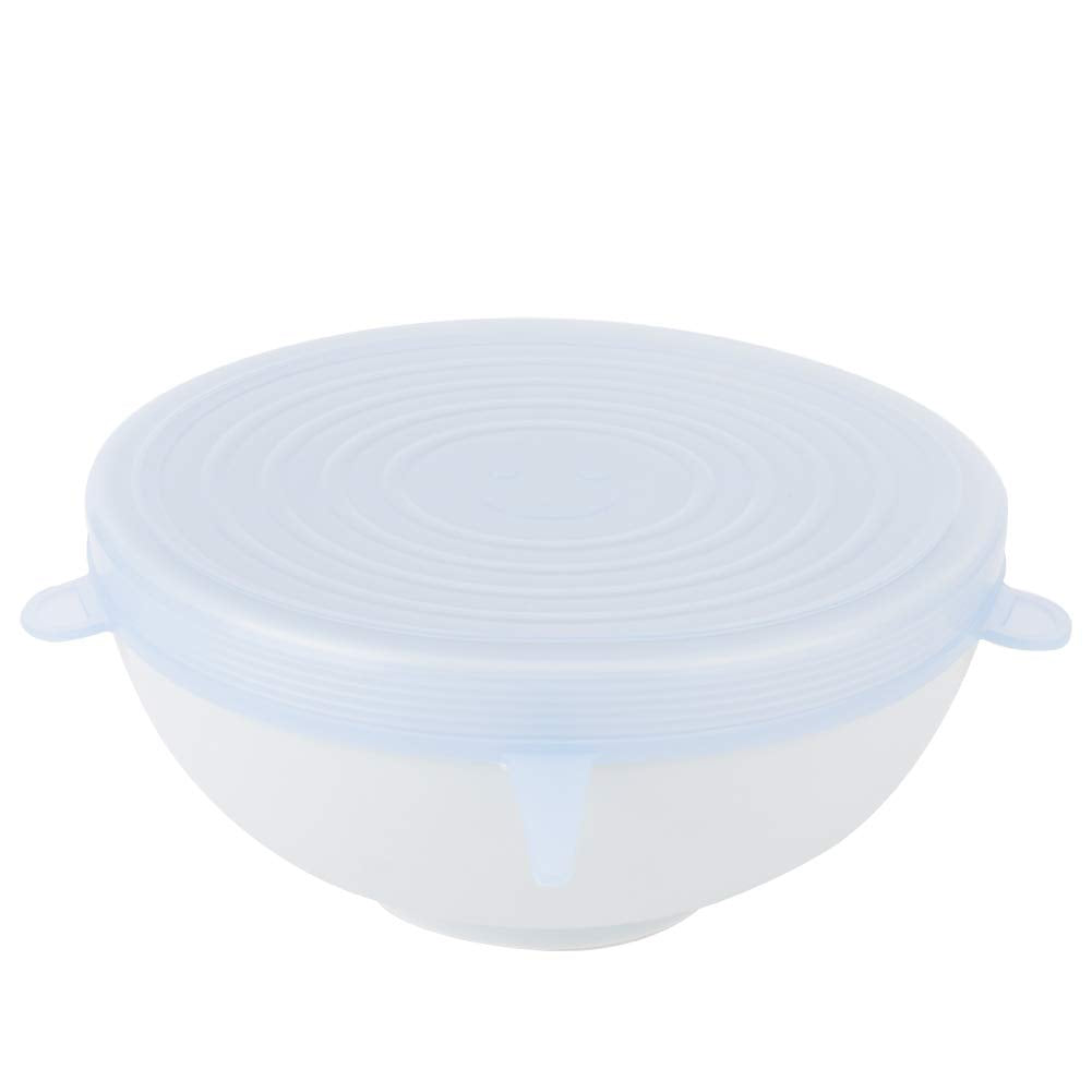 Food Bowl Covers, Stretch Lids Set, Silicone for Food Preservation Keep Food Sealed