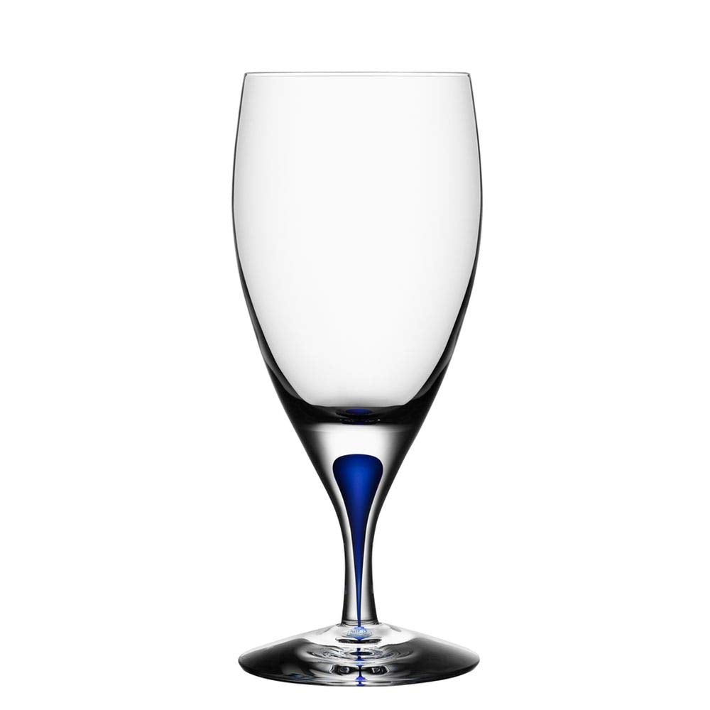 Orrefors Intermezzo Blue Iced Beverage Glass