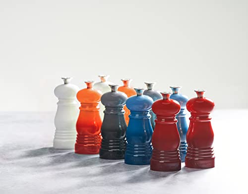 Le Creuset Petite Salt and Pepper Mill Set  5'' x 2'' each  Marseille