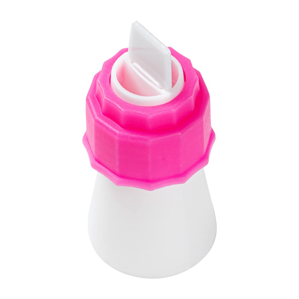Restaurantware Coupler Only: Pastry Tek 1.1 X 2.4 Inch Swirl Coupler 1 Durable Tip Coupler - Dual Tone Piping Bag Sold Separatel