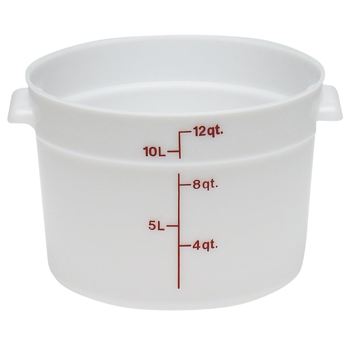Cambro Rfs12148 White Poly Round 12 Qt Container