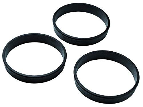 Matfer Bourgeat 346701 Exoglass Tart Rings, 2-1/3-Inch, Black